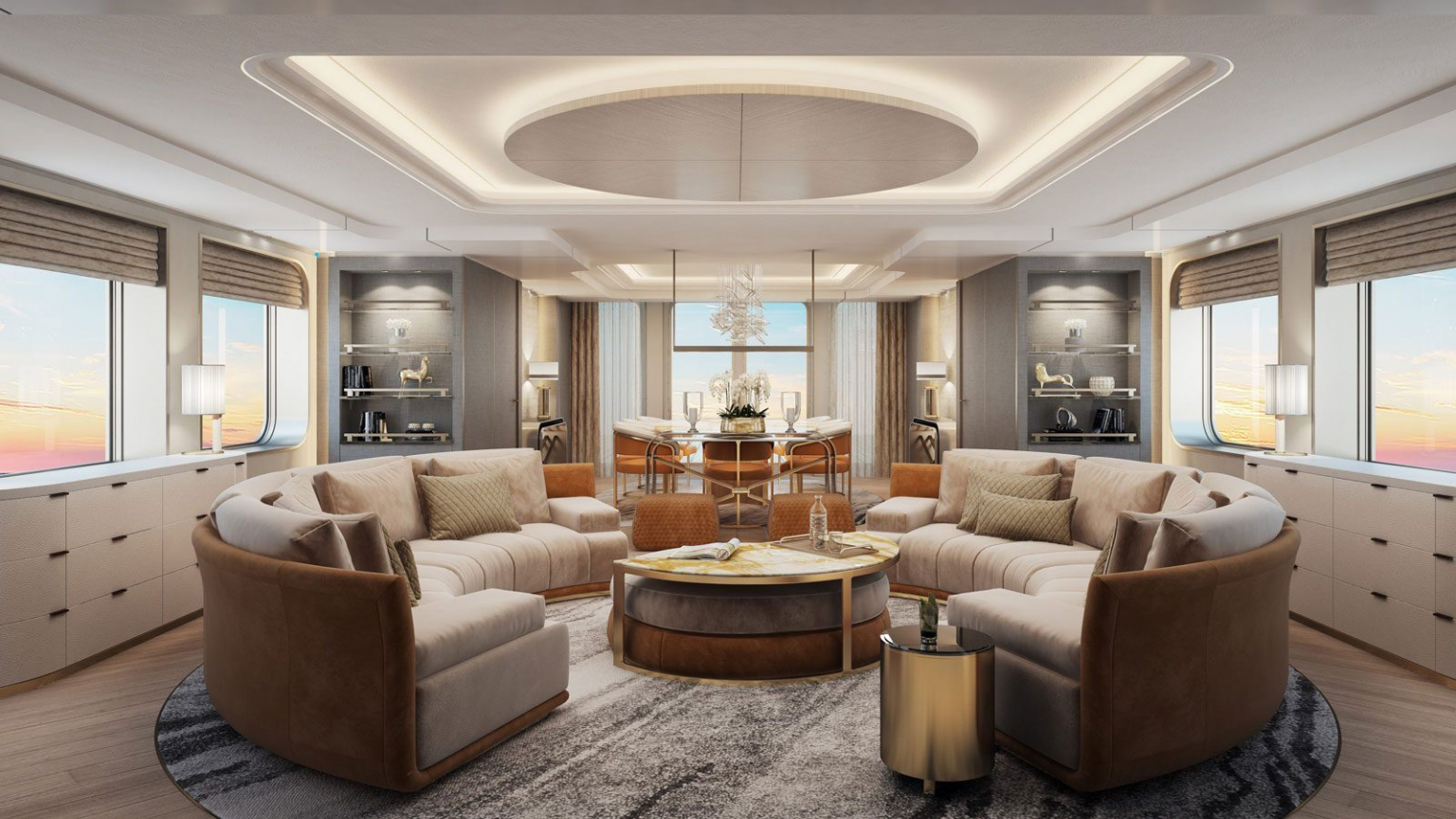 Inside MOONSTONE Yacht • Amels • 2021 • Value 75,000,000 • Owners Rob