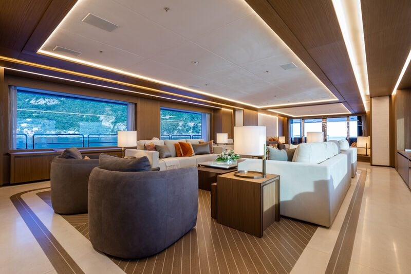 Benetti yacht ALFA interior 