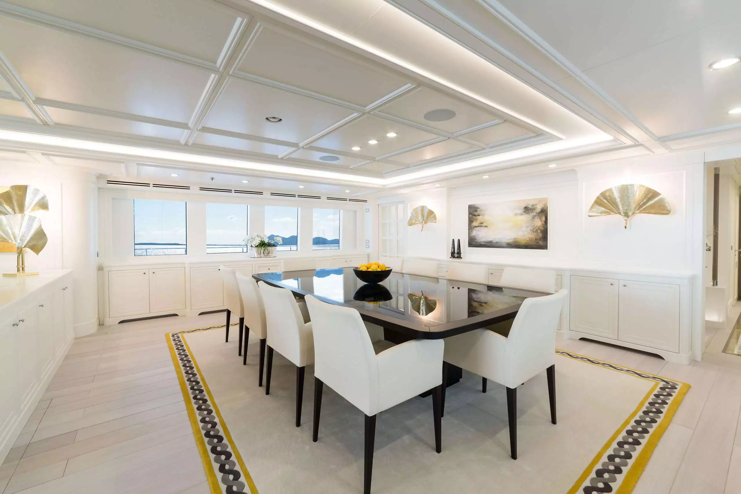 Intérieur du yacht Codecasa Dragoluna 