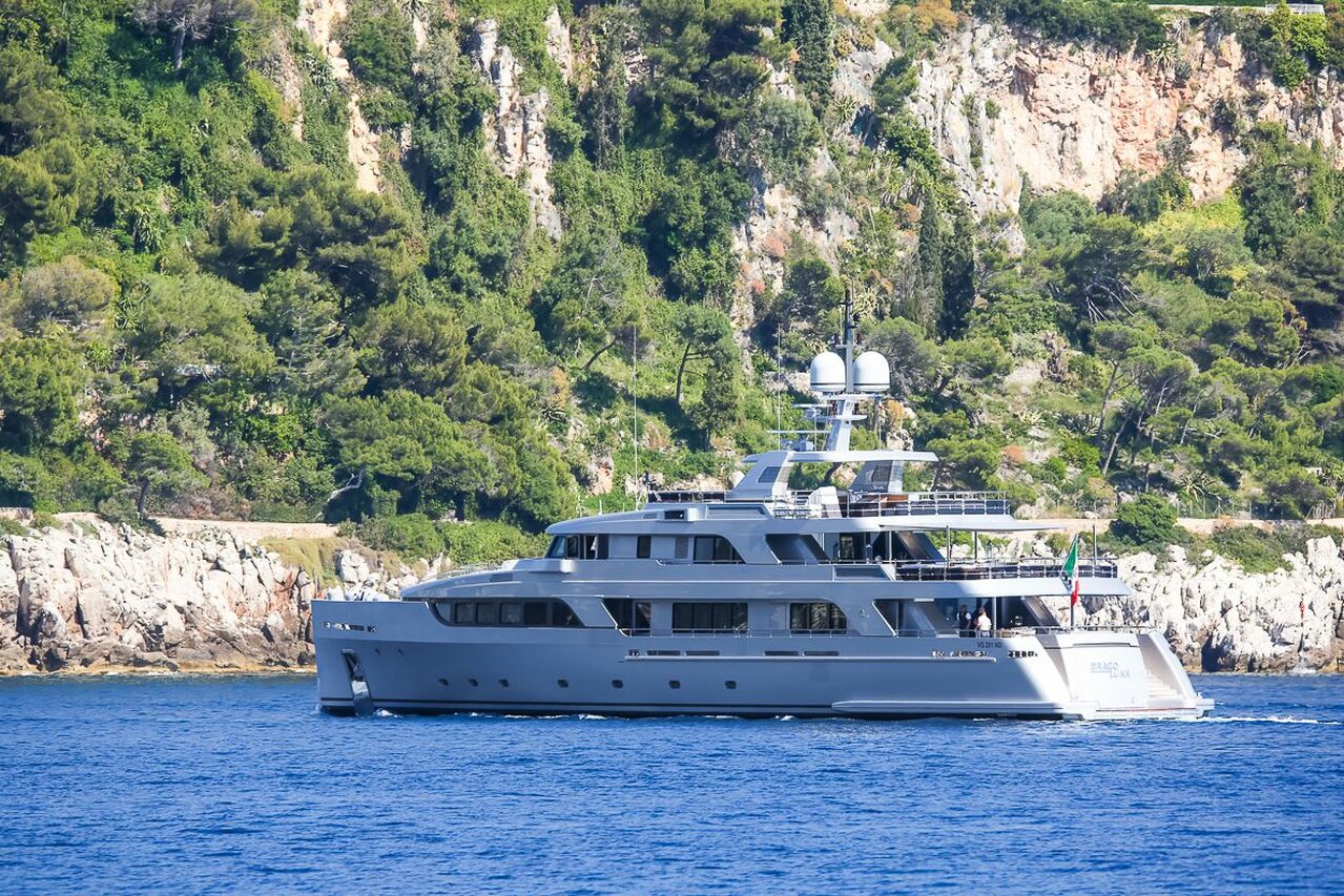 Dragoluna Yacht • Codecasa • 2019 • Propriétaire Pier Silvio Berlusconi