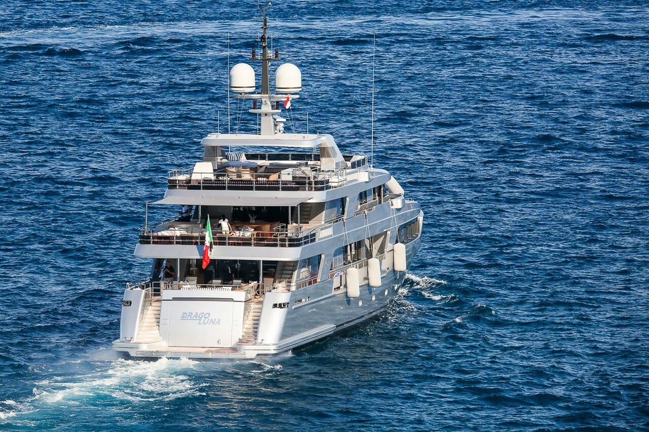 Dragoluna Yacht • Codecasa • 2019 • Propriétaire Pier Silvio Berlusconi