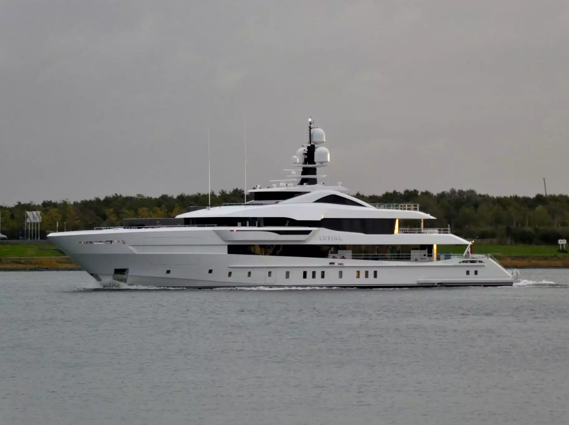 LUSINE Yacht • Heesen • 2021 • Propriétaire Sheikh Ahmed bin Saeed (Photo Jan Oosterboer)