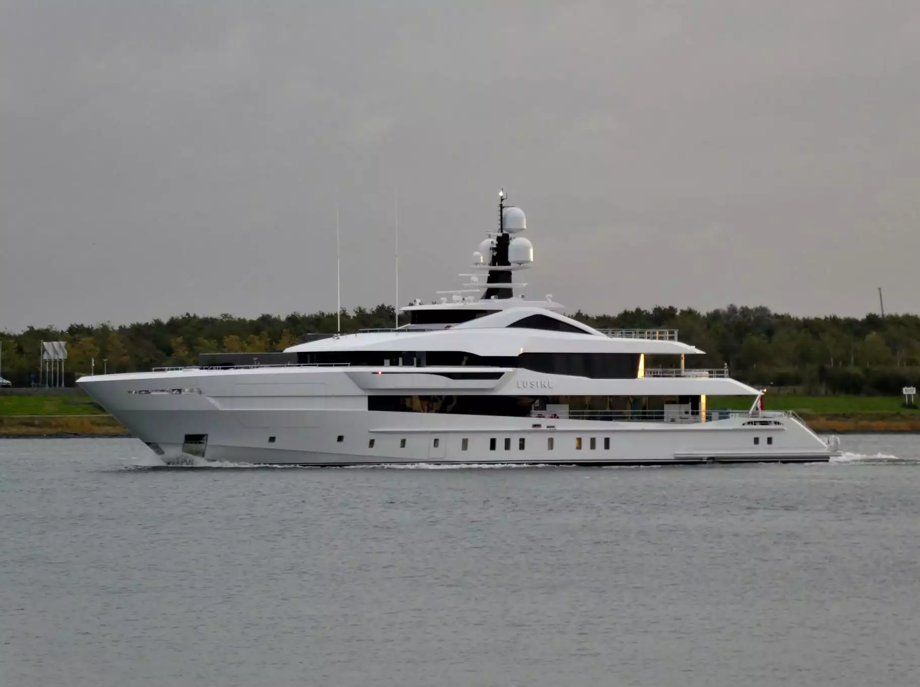 LUSINE Yacht • Heesen • 2021 • Sahibi Sheikh Ahmed bin Saeed (Fotoğraf Jan Oosterboer)