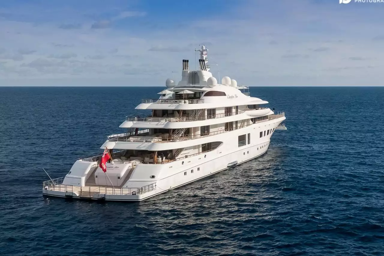 Яхта QUANTUM BLUE • Lurssen • 2014 • владелец Сергей Галицкий