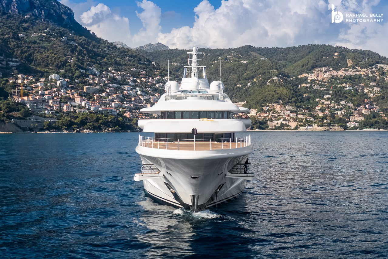 Yacht QUANTUM BLUE • Lurssen • 2014 • propriétaire Sergey Galitskiy