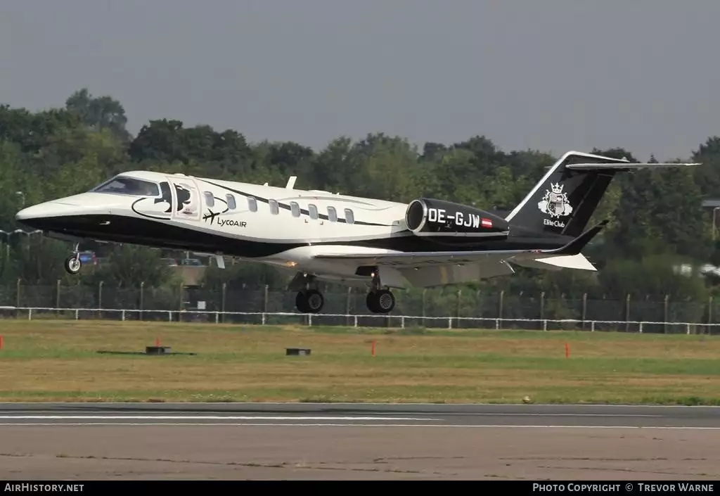 OE-GJW Learjet 75 – هيوبرت فريدل – نادي النخبة