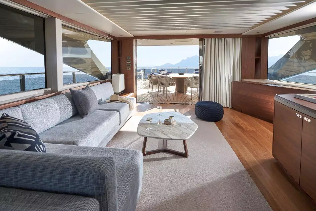 Intérieur du yacht Princess X95 