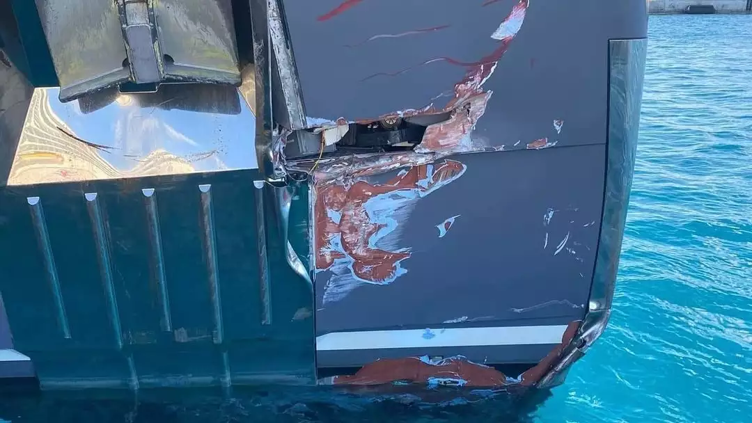 le pétrolier Tropic Breeze coule après une collision avec le yacht Utopia IV • Rossinavi • 2018