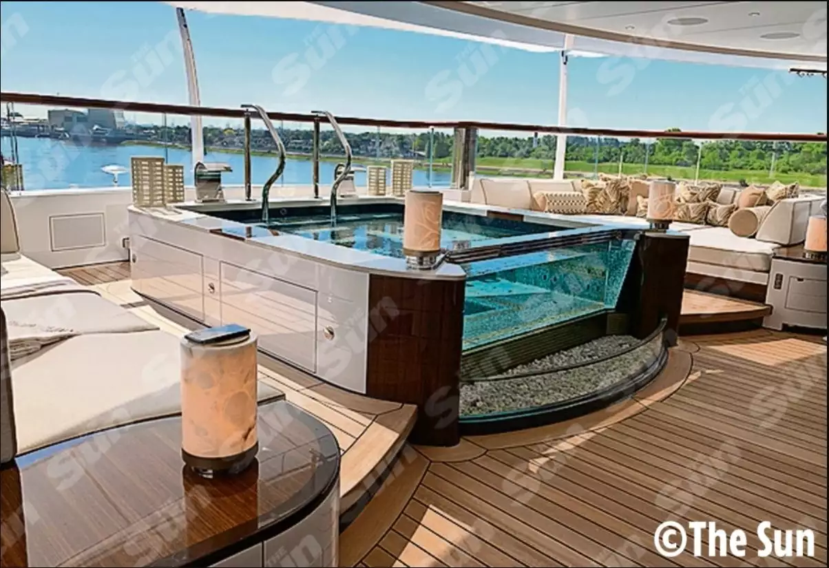 Яхта Lurssen Интерьер яхты Шахерезада