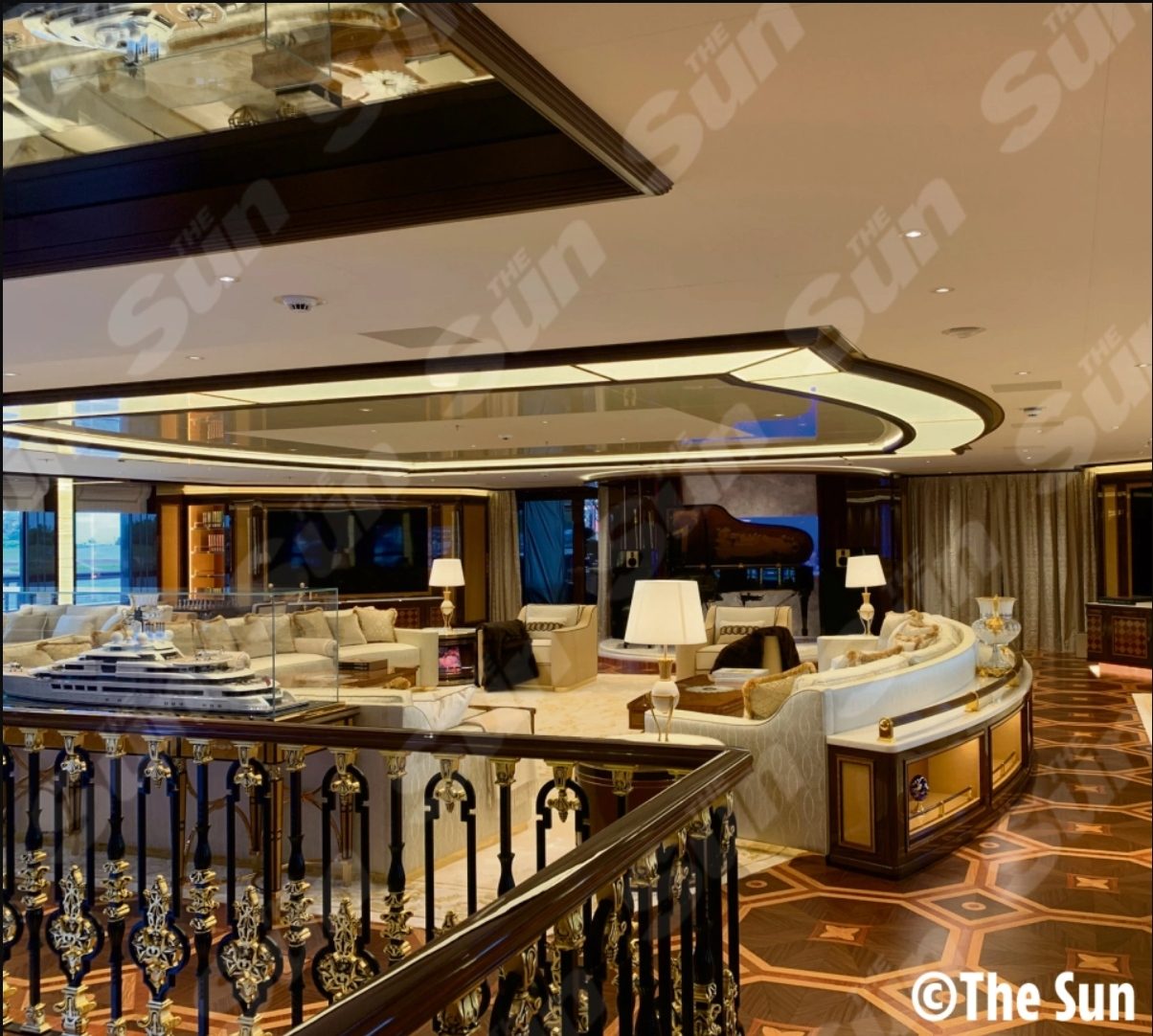 Lurssen yacht Scheherazade yacht interior