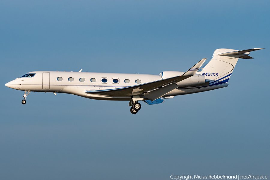 N451CS G650ER Haim Saban private jet 