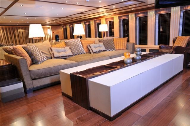 yacht Chayka interior