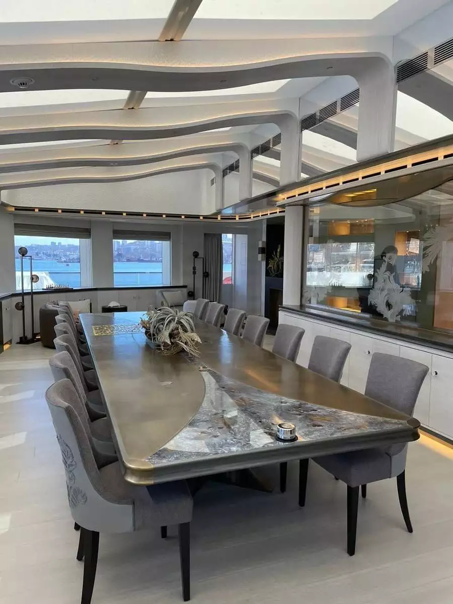 Interno del NORD dell'yacht di Lurssen 