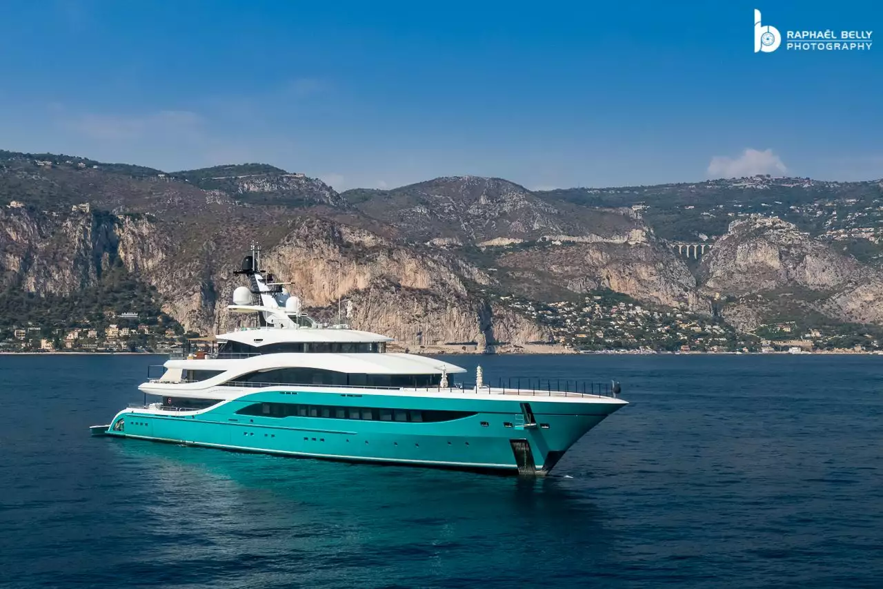 GO Yacht • Turquoise • 2018 • 77m • Owner Hans Peter Wild