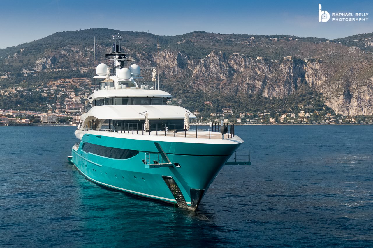 GO Yacht • Turquoise • 2018 • 77m • Eigenaar Hans Peter Wild