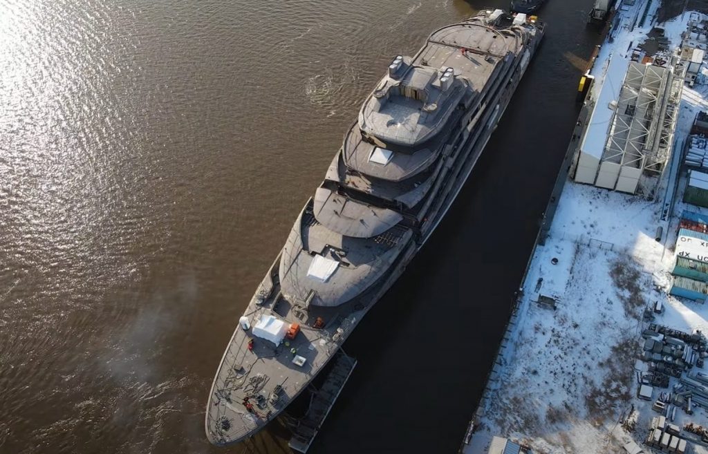 Projet LUMINANCE Yacht - Lurssen - 2024 - Propriétaire Rinat Akhmetov