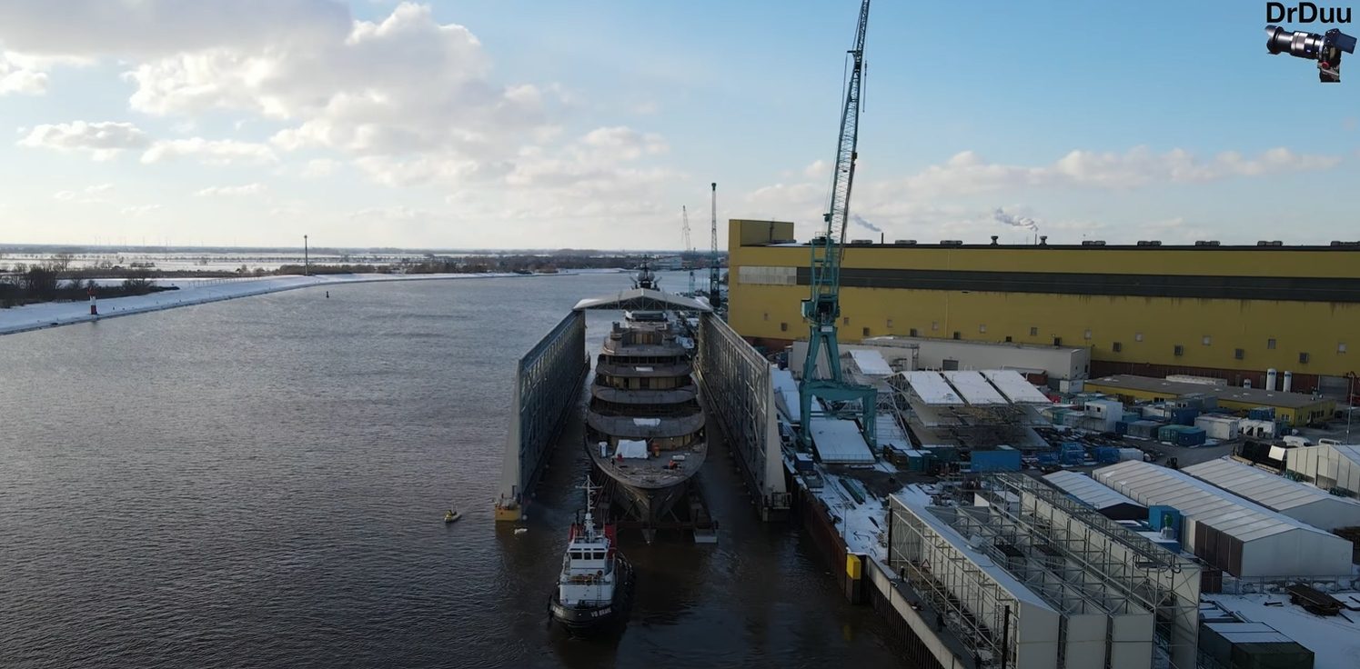 Projet LUMINANCE Yacht - Lurssen - 2024 - Propriétaire Rinat Akhmetov