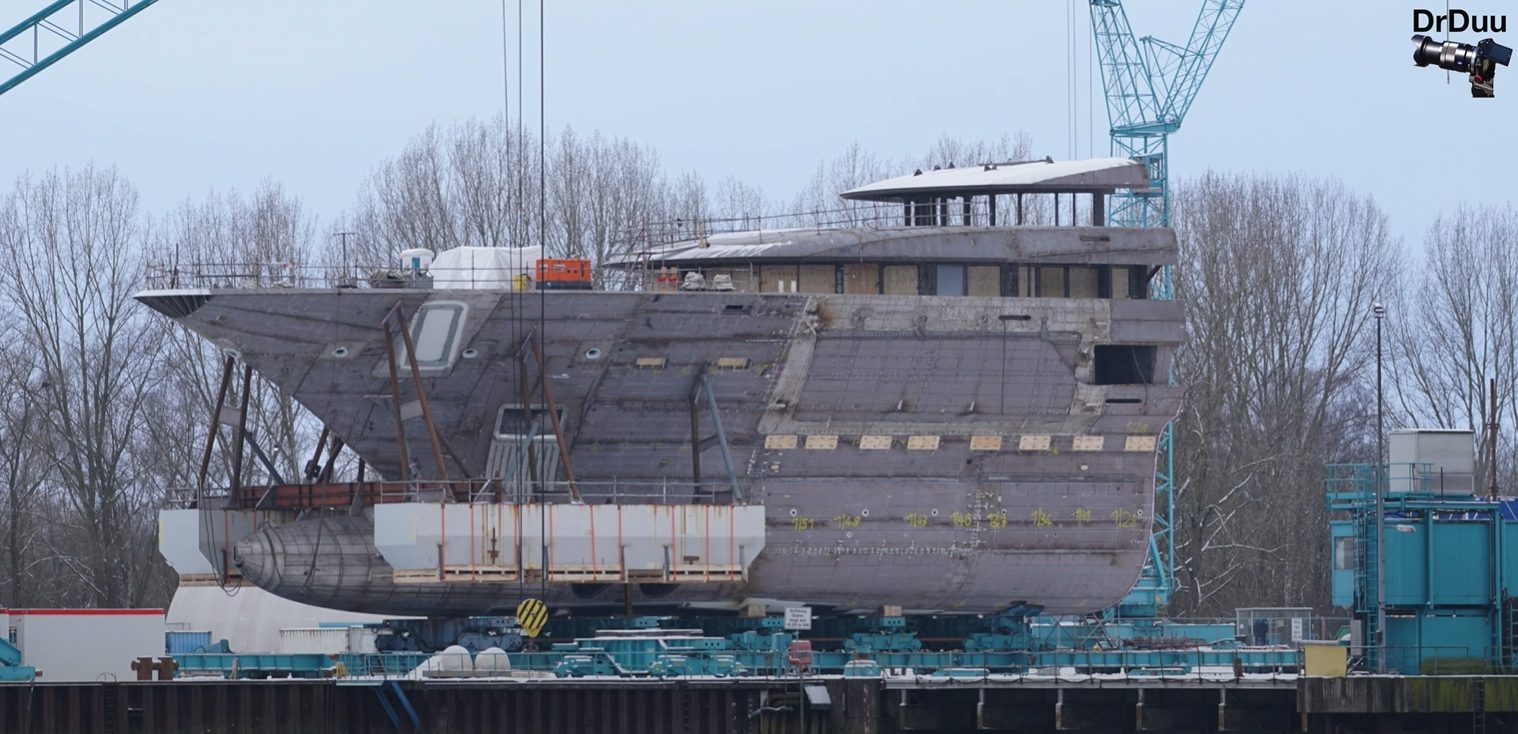 Projet LUMINANCE Yacht  - Lurssen - 2024 - Propriétaire Rinat Akhmetov