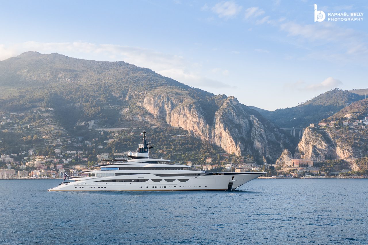 Yate LADY JORGIA (ex AHPO) • Lurssen • 2021 • Propietario Patrick Dovigi