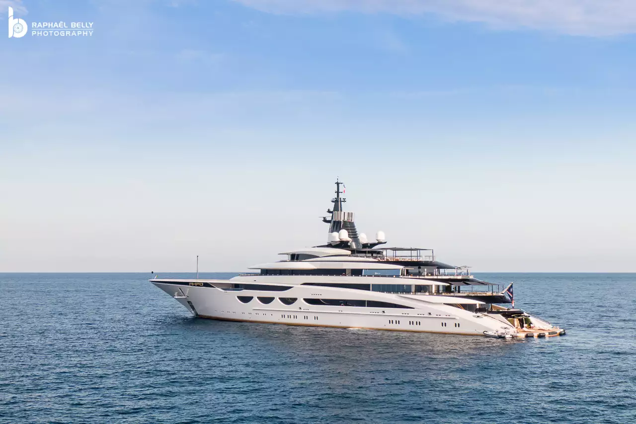 Iate LADY JORGIA (ex AHPO) • Lurssen • 2021 • Proprietário Patrick Dovigi