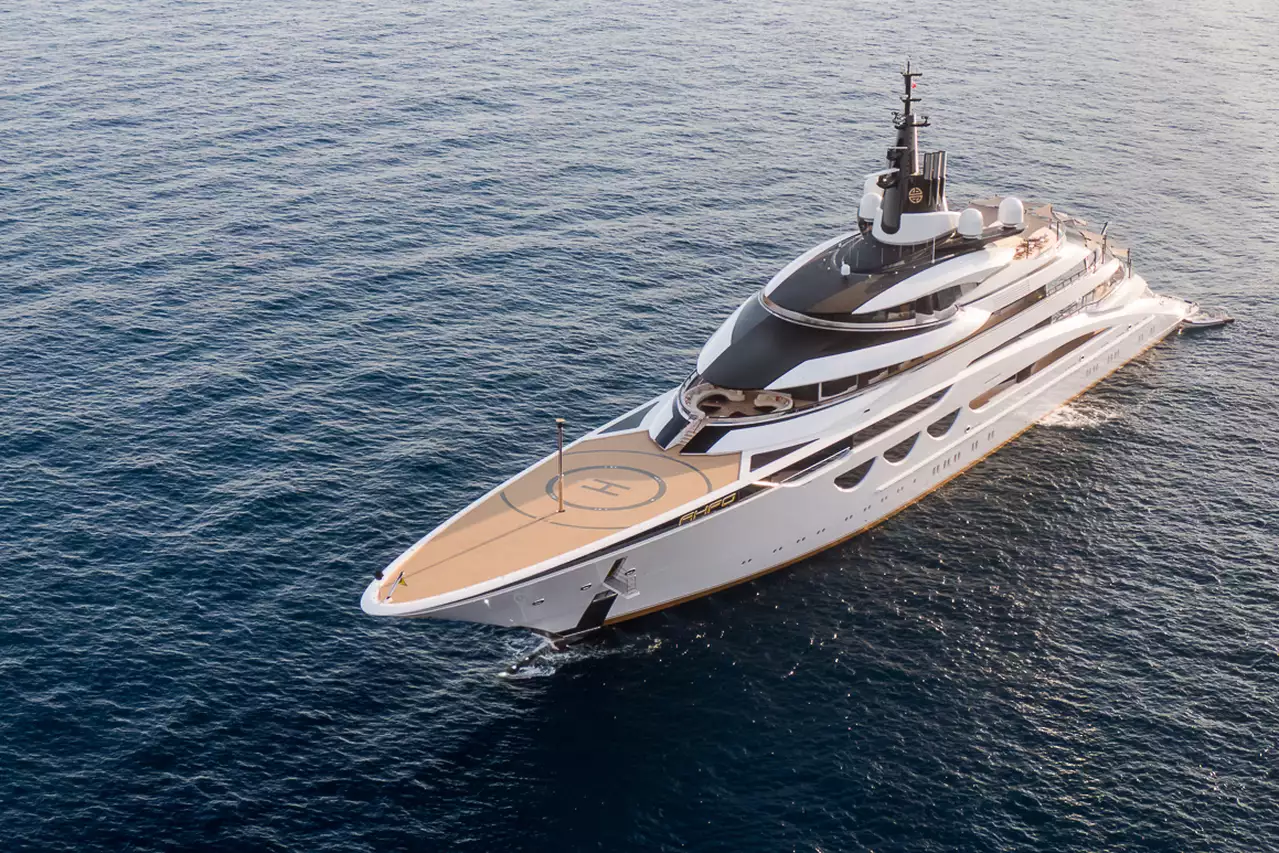 LADY JORGIA Yacht (سابقًا AHPO) • Lurssen • 2021 • المالك باتريك دوفيجي