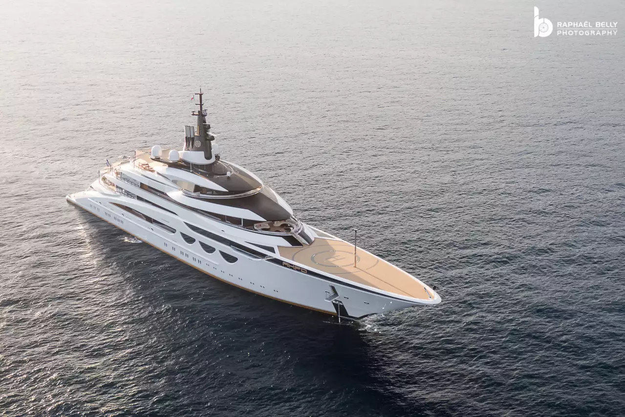 LADY JORGIA Yacht (سابقًا AHPO) • Lurssen • 2021 • المالك باتريك دوفيجي