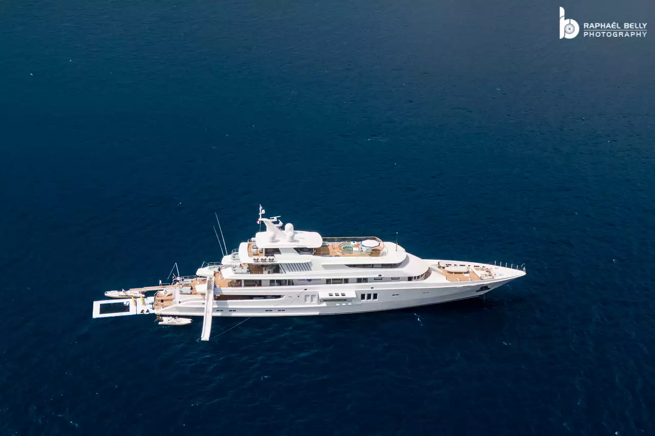 CORAL OCEAN Yacht • Lurssen • 1994 • Propriétaire Ian Malouf