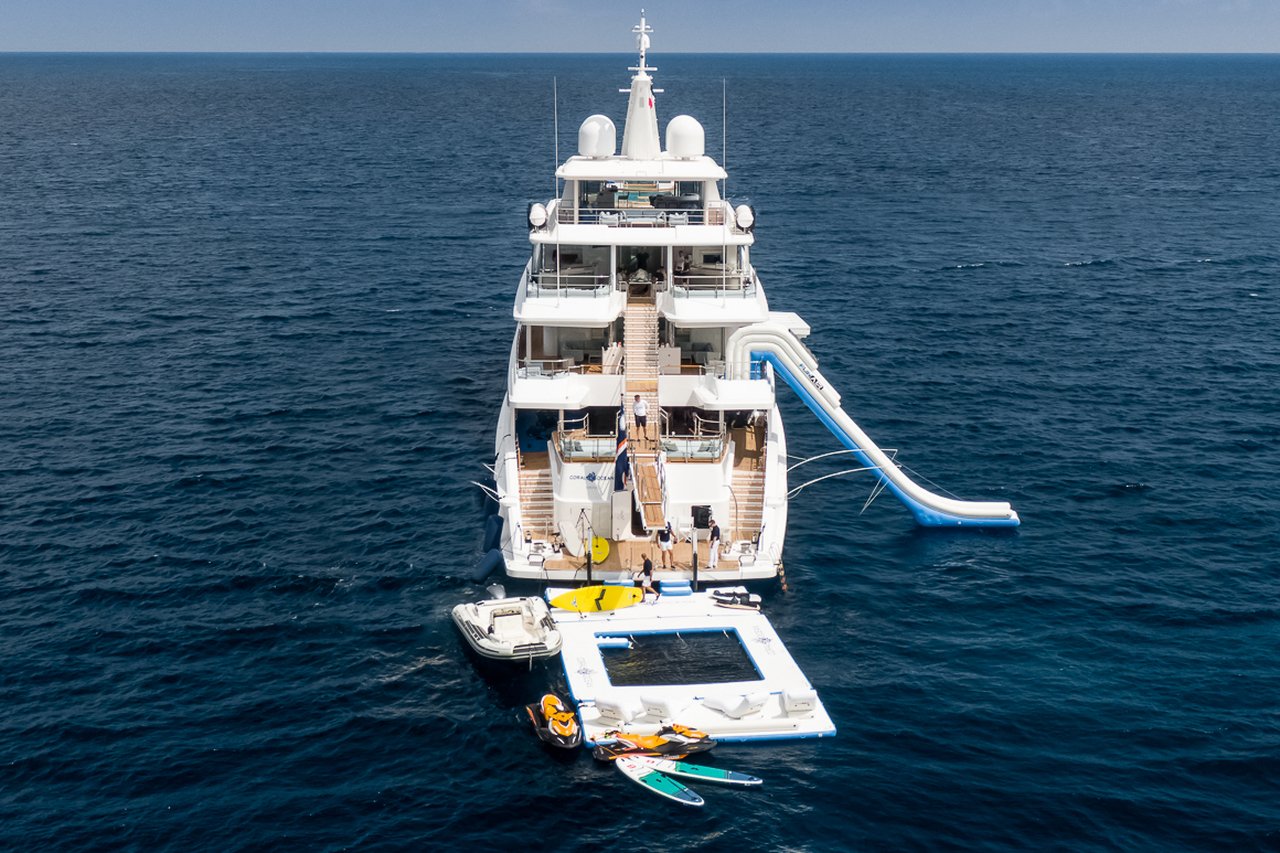 CORAL OCEAN Yacht • Lurssen • 1994 • Proprietario Ian Malouf