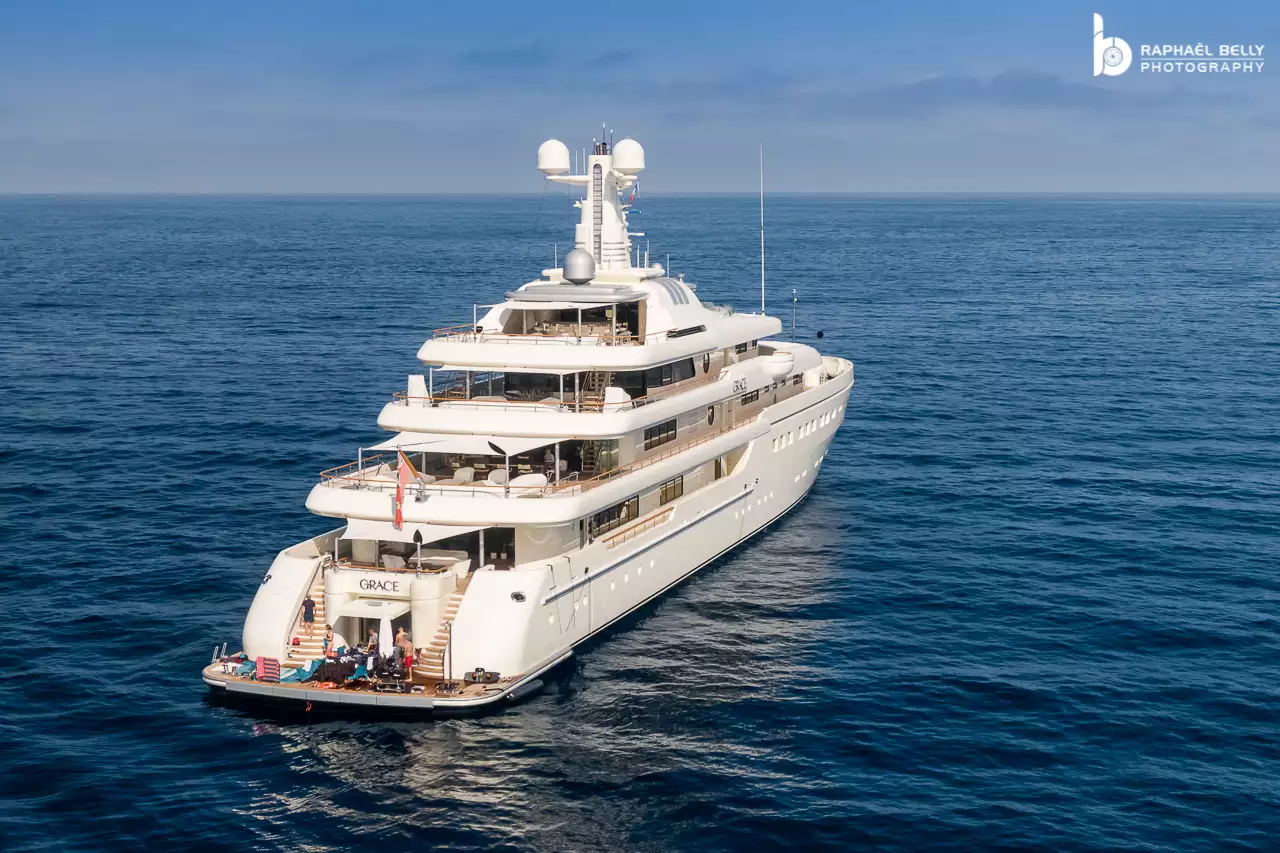 GRACE Yacht • Abeking&Rasmussen • 2014 • 82m • Propriétaire John Reece