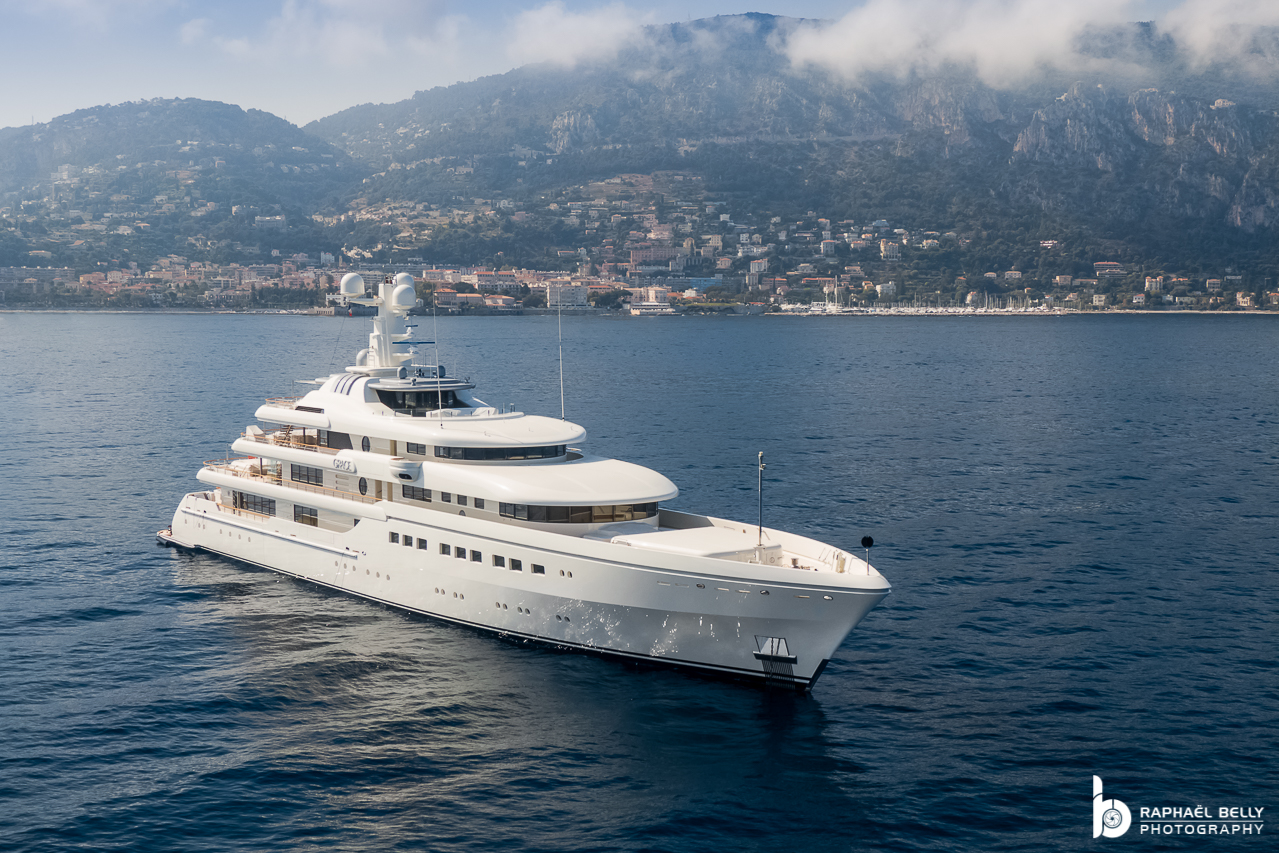 GRACE Yacht • Abeking&Rasmussen • 2014 • 82m • Propriétaire John Reece