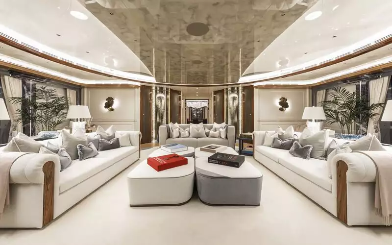 Lurssen yacht LADY JORGIA interior (ex AHPO)
