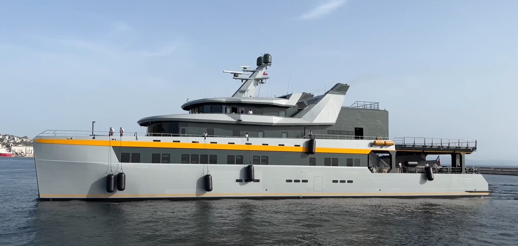NEBULA Yacht • Jan Koum $40M Support Vessel • Astilleros Armon • 2022