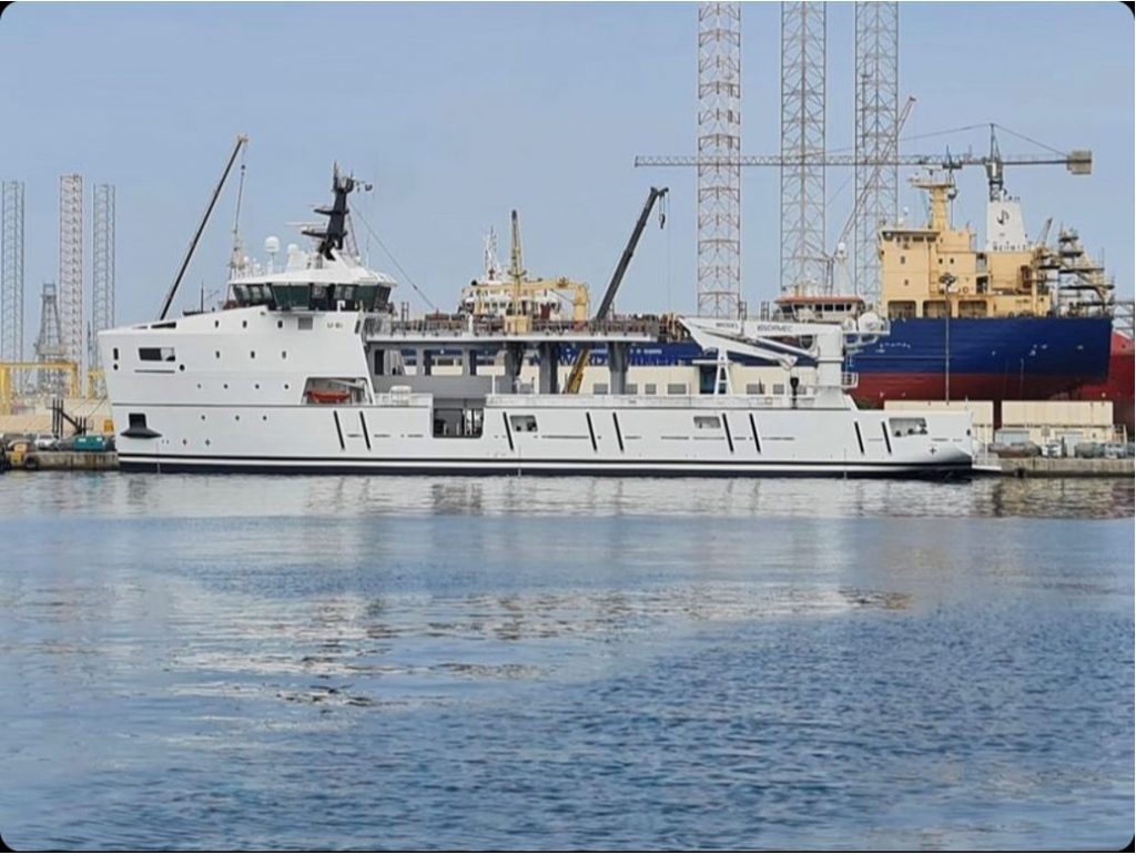 U-81 navire de soutien - Damen - 2022 - propriétaire Graeme Hart