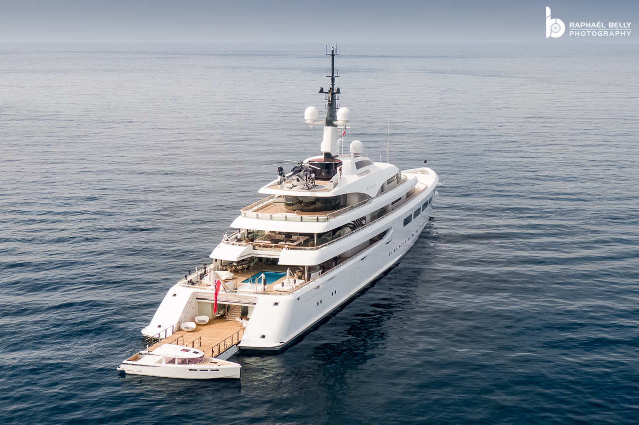 Inside VAVA II Yacht • Devonport • 2012 • Value $150M • Owner Ernesto Bertarelli
