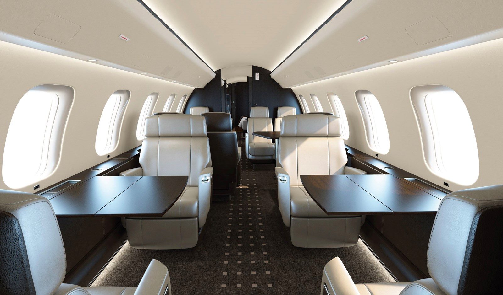 N762F Bombardier Global 7500 Frank Fertitta private jet