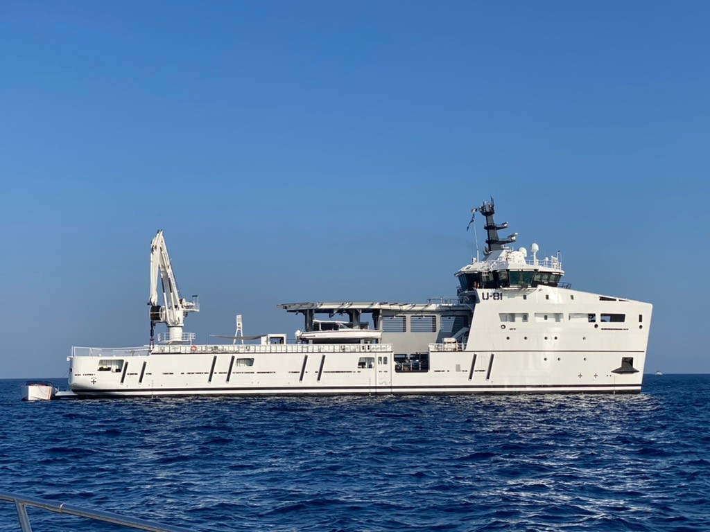 bros Tips Ontembare U-81 Yacht • Graeme Hart $100M Support Vessel • Damen • 2022