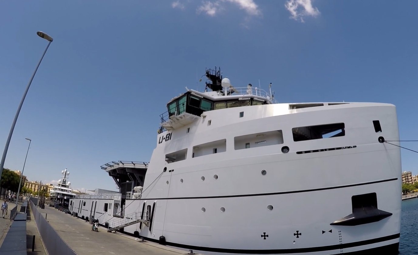 U81 support vessel • Damen • 2022 • owner Graeme Hart