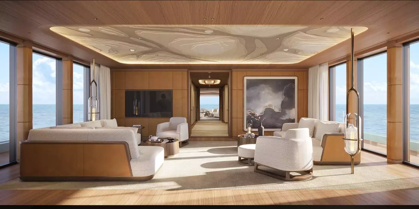 Intérieur du yacht amiral KENSHO