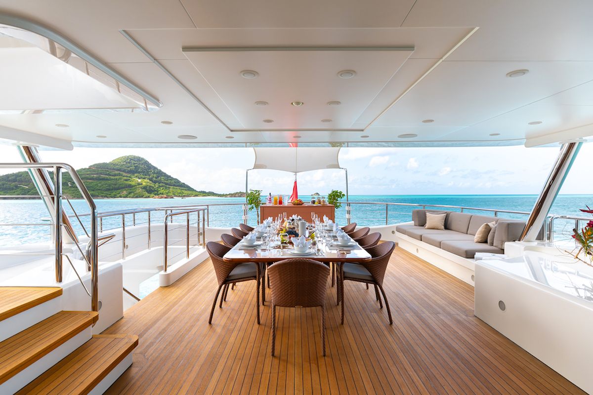 Benetti yacht ANASTASIA K interior