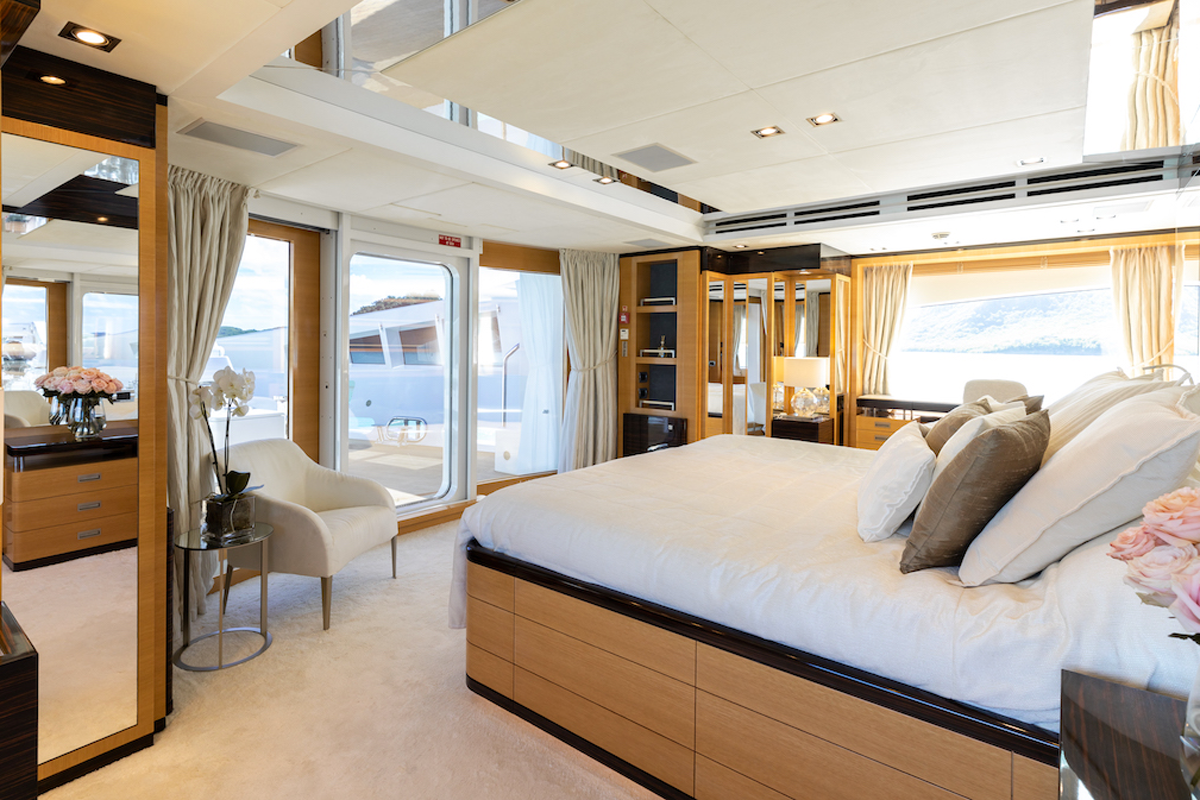 Intérieur du yacht Benetti ANASTASIA K