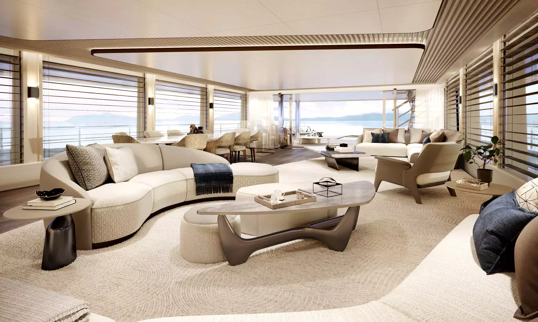 Интерьер яхты Feadship SOMNIUM