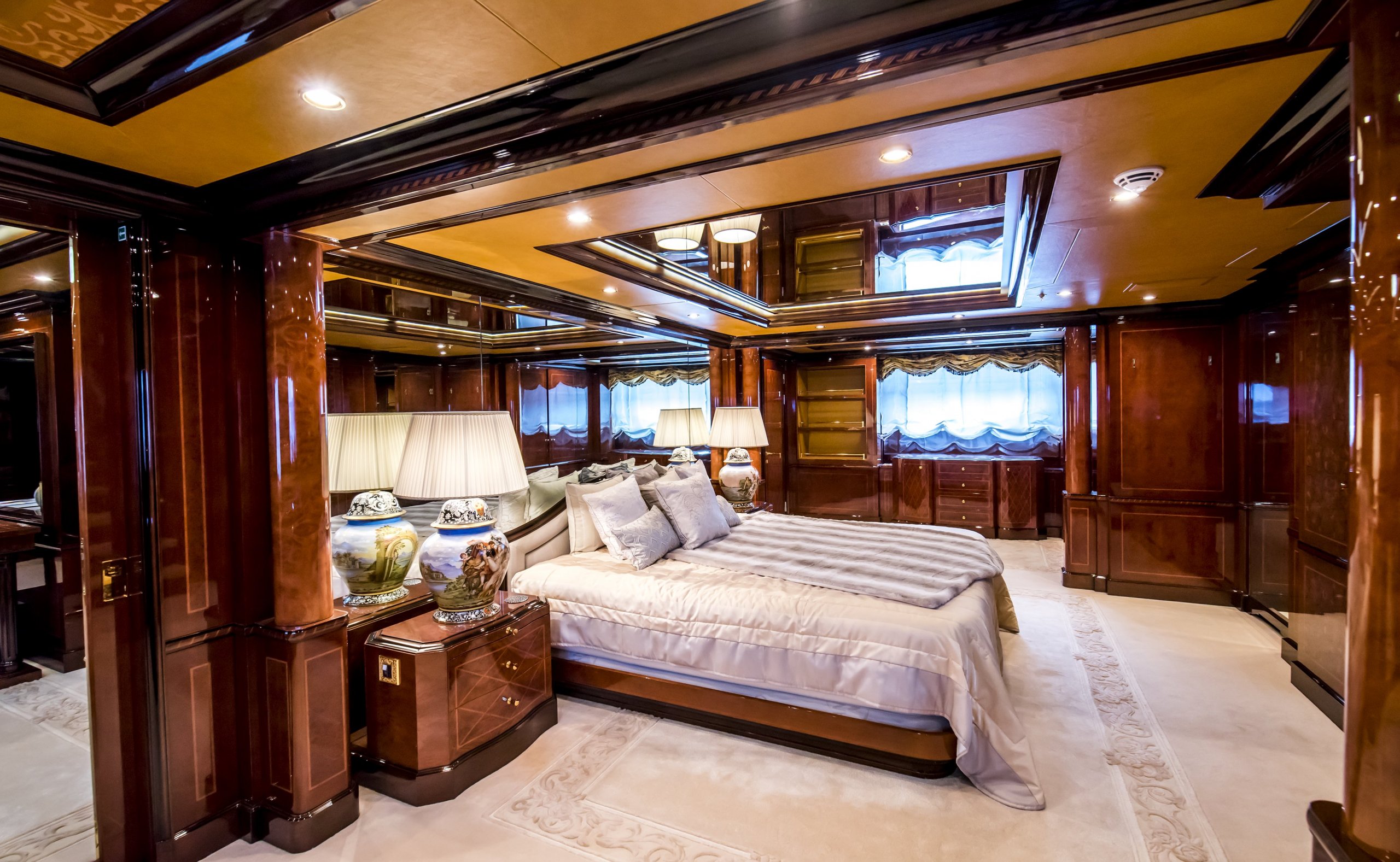 Interni dello yacht Benetti AUSTRALIA 