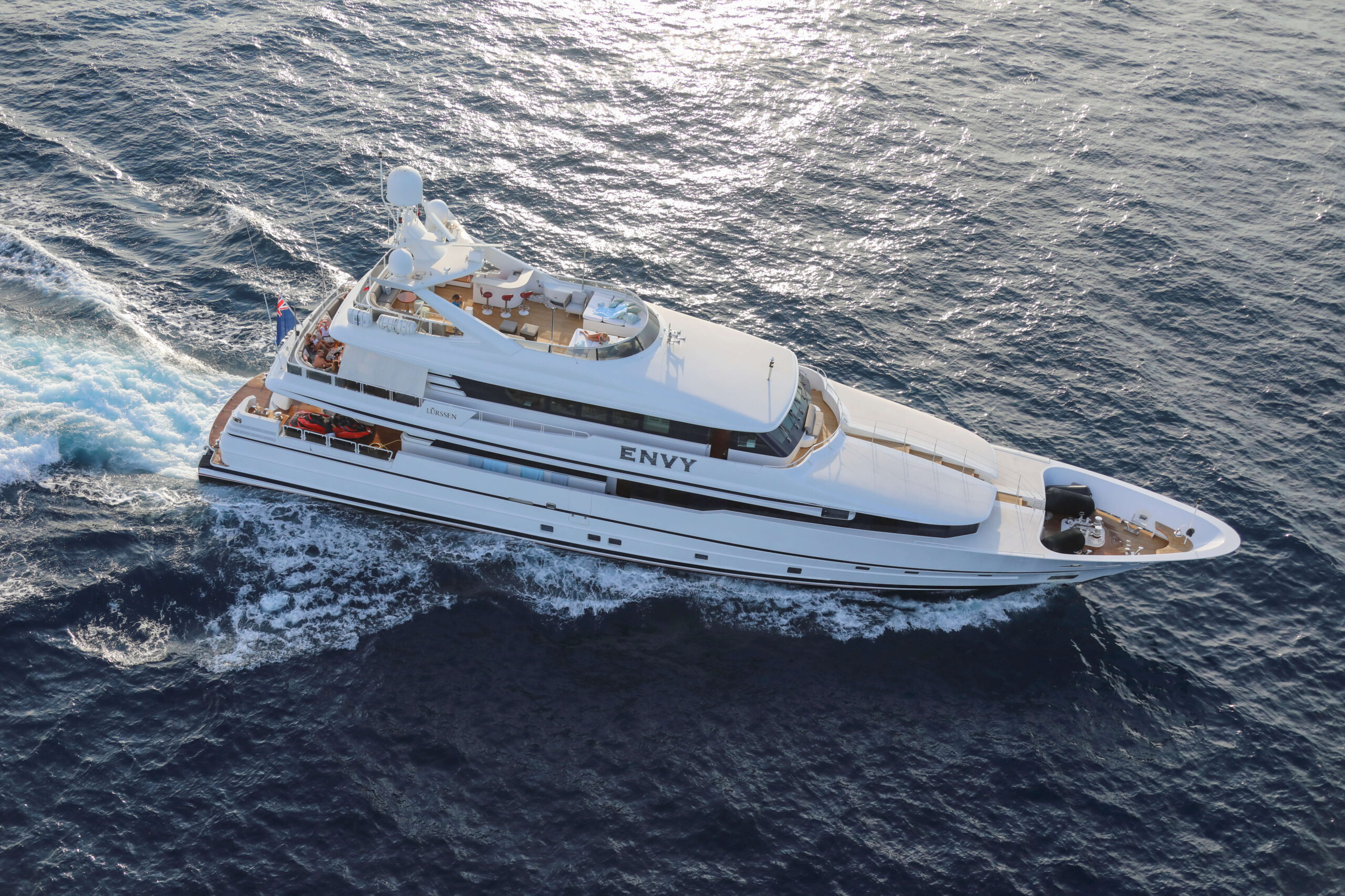 Яхта Envy • Lurssen Yachts • 1995 г. • Владелец Ханс Кортлеверс