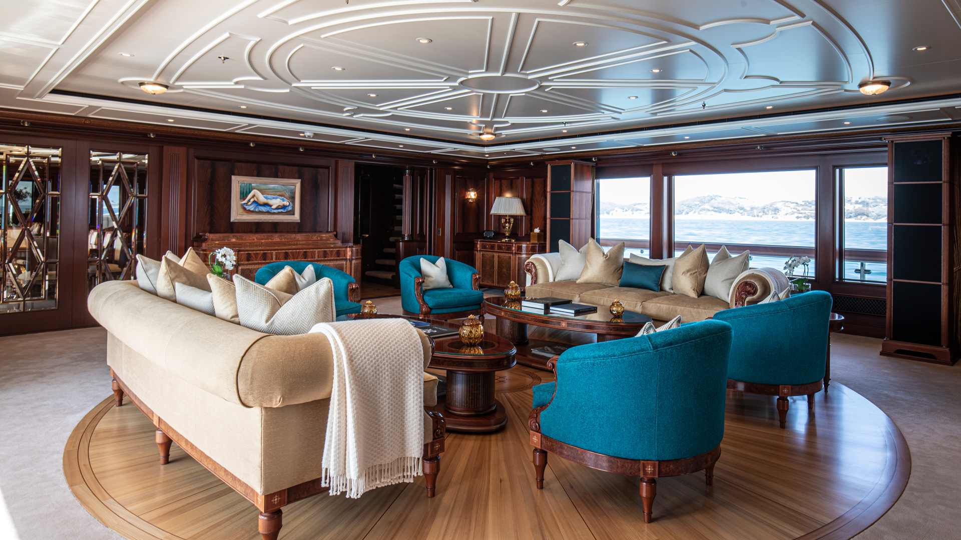 Feadship yate FIREBIRD interior