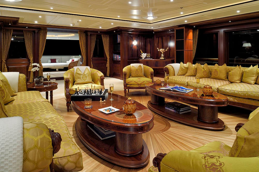 Feadship yacht FIREBIRD interior