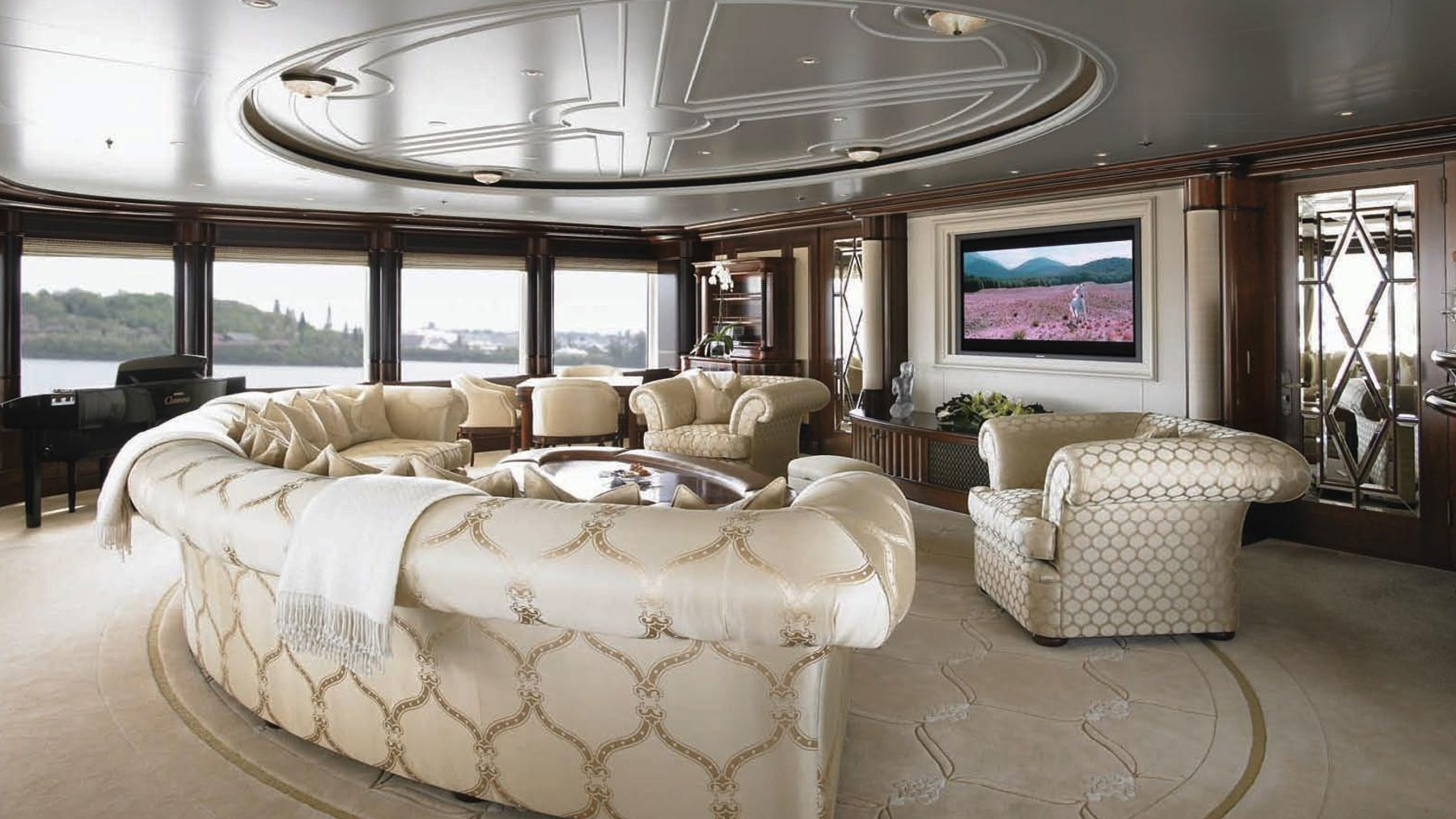 Feadship yacht FIREBIRD intérieur