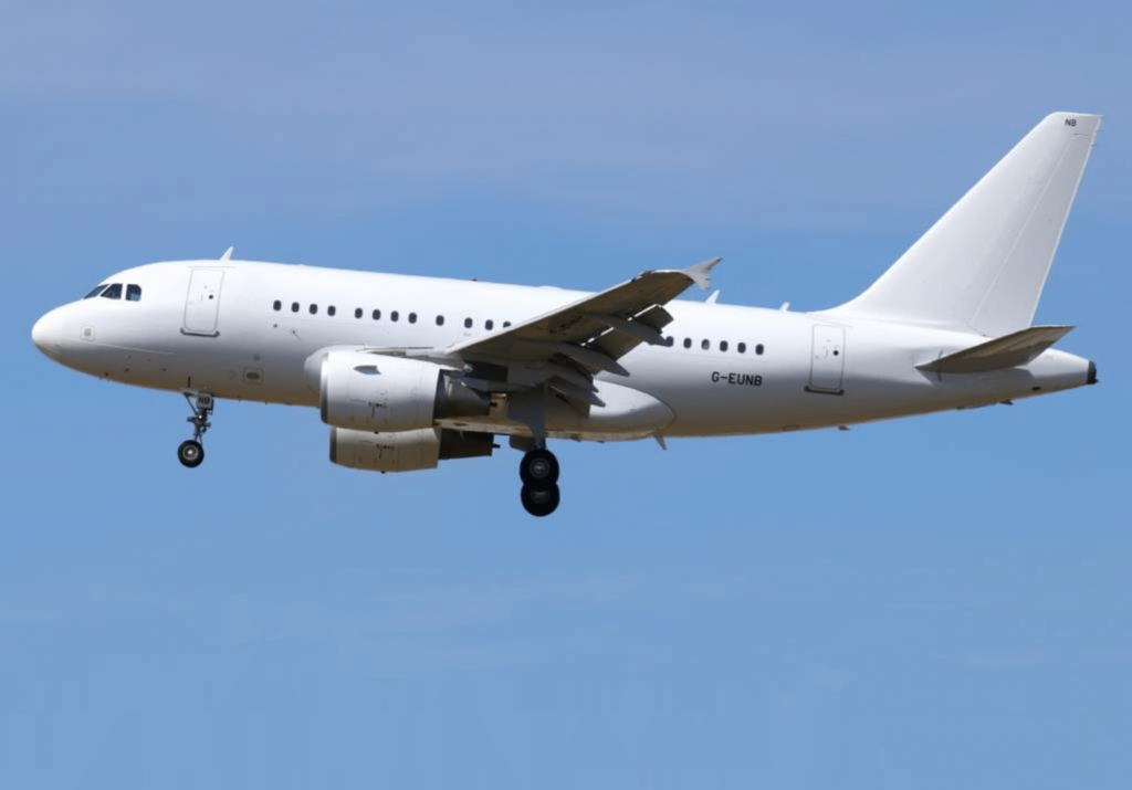 G-EUNB Airbus A318 Notorious AIrways McGregor