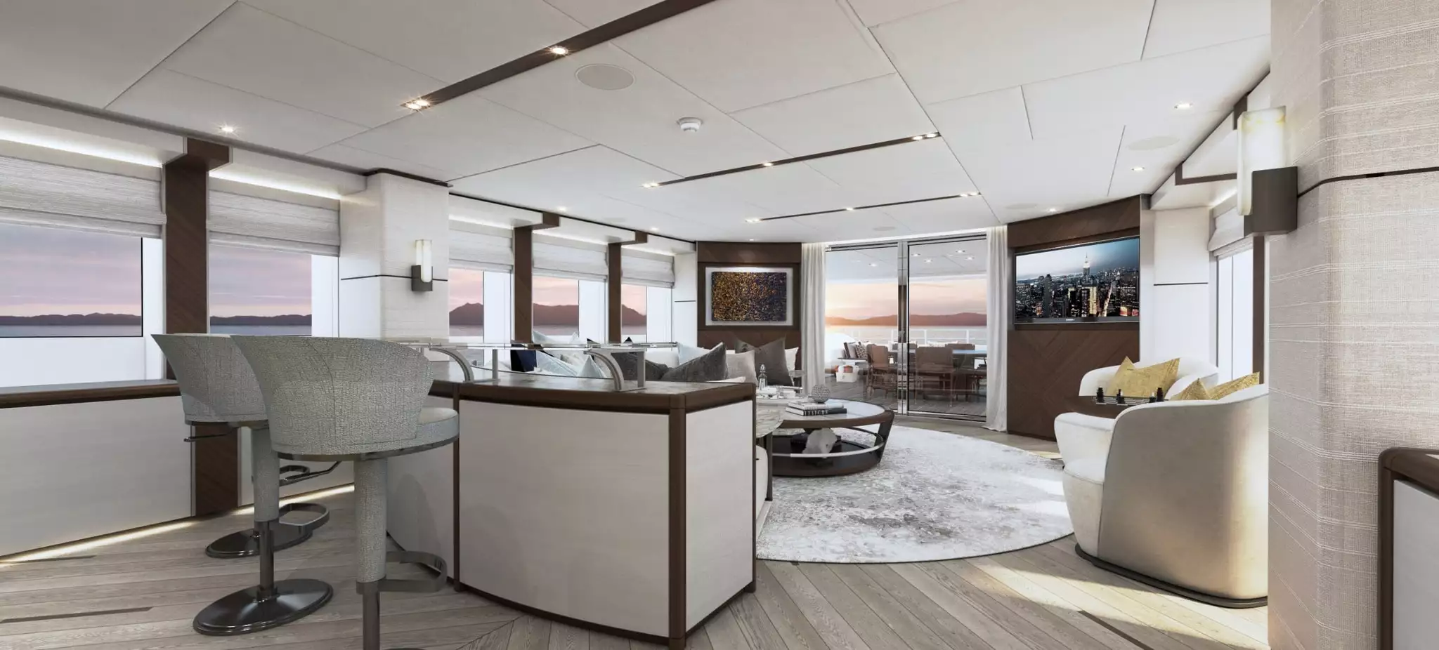 Heesen Yacht BOOK ENDS interior 