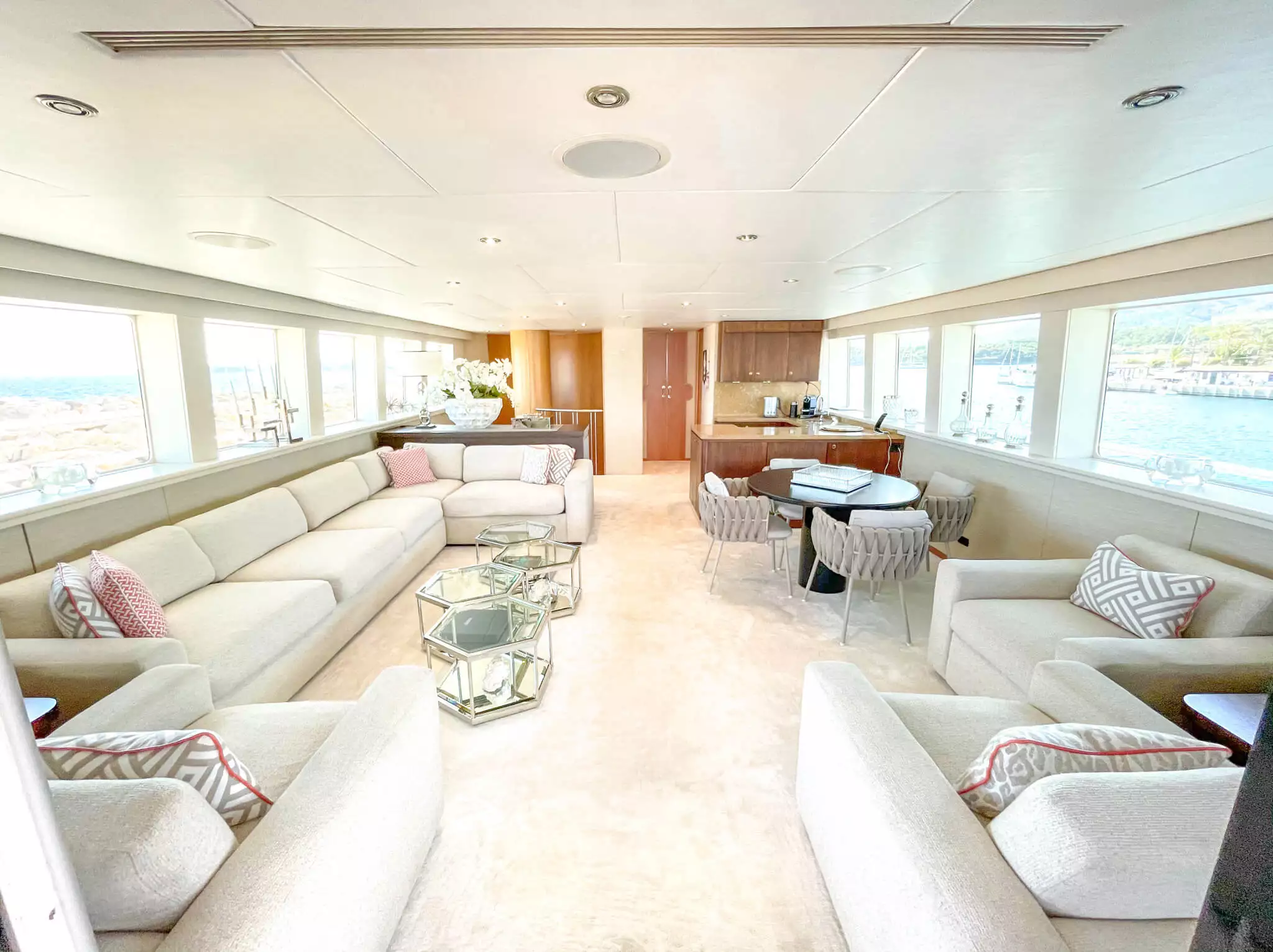 Intérieur du yacht Lurssen ENVY 