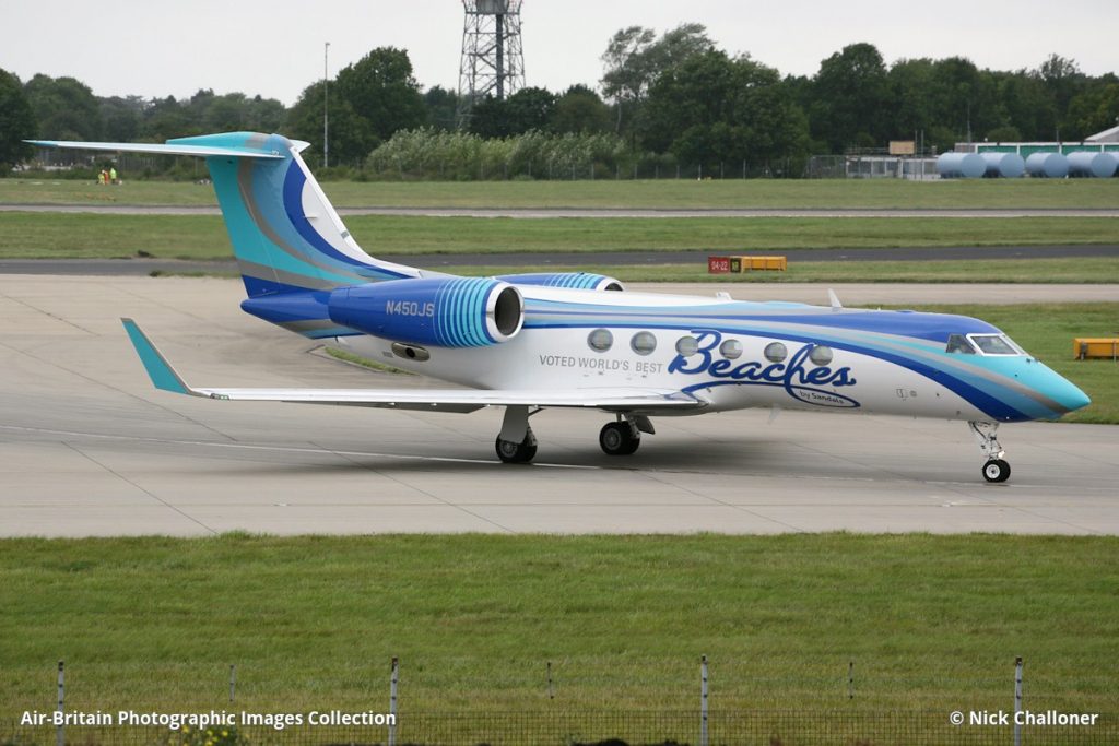 N450JS Gulfstream G450 Sandalen Resort privéjet